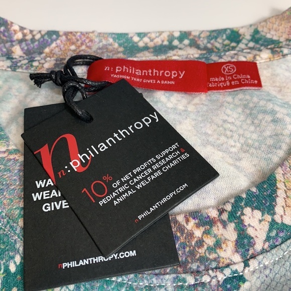 n:PHILANTHROPY Multi Snakeskin Print Dress - Picture 8 of 9